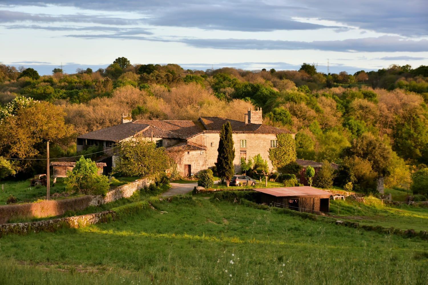 Апартаменты Casa Do Pacio Sabadelle Луго Экстерьер фото